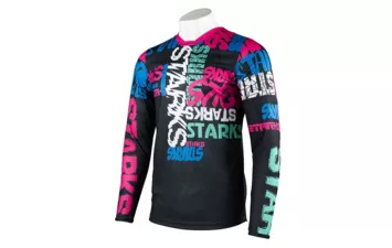 Джерси STARKS Base Cross Kids (Розовый/Бирюза M/24)