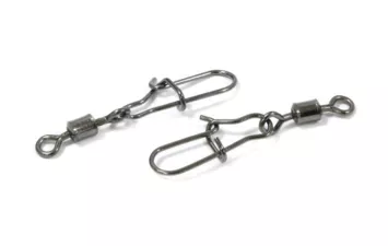 Вертлюг с застежкой Namazu Rolling Ribbed Swivel With Nice Snap