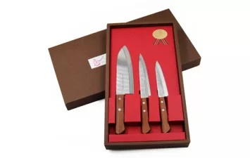 Набор ножей подарочный Satake Natural Wood (3 ножа)  HG8371