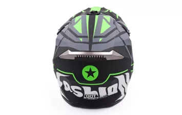 Шлем кроссовый Plus (Черный XL)