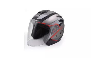 Шлем открытый FGN (Gloss/Gray One size)