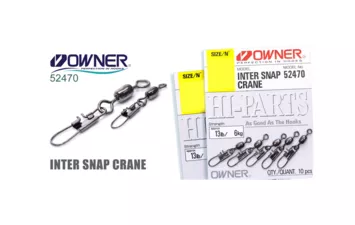 Застежка с вертлюгом Owner Inter Snap Cran 52470 (6)