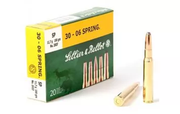 Патрон S&B к.30-06 Sprg SP 11,7 г