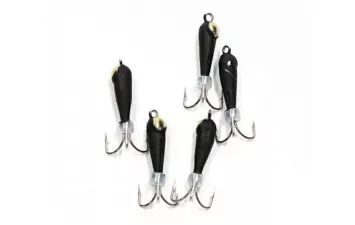 Мормышка Яман Чертик с латунной коронкой d-2мм 0,4 г