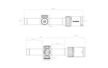 Прицел оптический Vector Optics Continental X10 1-10x24i ED Fiber  SCOC-47