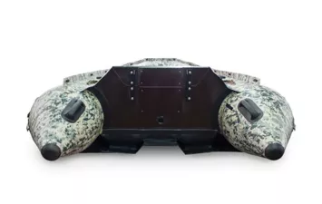 Лодка СОЛАР-430 Super Jet Tunnel Пиксель с фальшбортом  в комплектации ( 46524)