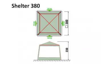 Тент RockLand Shelter 380