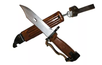Штык-нож сувенирный 6х4 (АКМ/СВД) с мет пяткой ШНС-1
