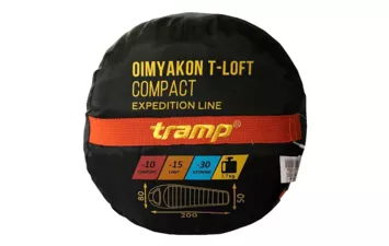 Спальник Tramp Oimyakon T-Loft Compact -10°С/-30°С TRS-048C