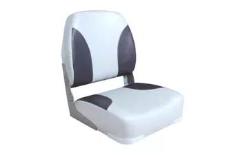 Сиденье мягкое складное Classik Low Back Seat серо-черное