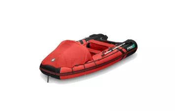 Лодка моторная ПВХ Gladiator E 350PRO (Красно-черный (4) )