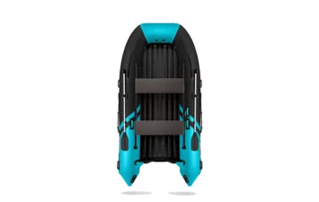 Лодка моторная ПВХ Gladiator E 450 S JET(СПБ) (чёрно-бирюзовый (7) )