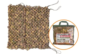 СЕТКА маскировочная НИТЕКС Пейзаж Утка 3D 2,2х6м зеленый, коричневый, желтый, сумка