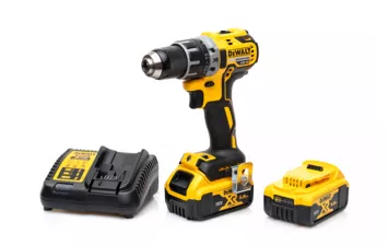 Дрель-шуруповерт DeWALT DCD791P2-QW 2ск, 18ВLi, 70Нм, 2х5.0Аh, бесщеточная