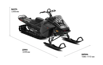 Снегоход SKI DOO Summit X 165 850 E-TEC DSHOT Black 2022