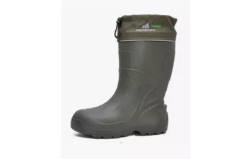 Сапоги Nordman Classic Pro до -50ºС утеплен,вкладыш из меха,с манжетой. (Оливковый 47)