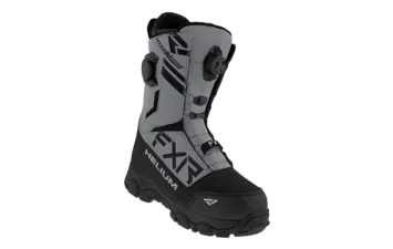 Ботинки FXR Helium Dual BOA с утеплителем унисекс '21 (Black/Steel 08(41)/10(43))