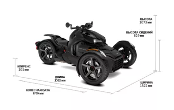 Трицикл Can-Am RYKER Sport 900 ACE CVT '2022