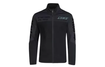 Кофта Lynx Logo Fleece Jacket мужская 659111 (Black S)