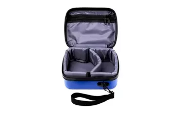 Кейс Русский пластик Airkatz под наушники + очки  21,5х16,5х9,5 (Синий )