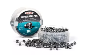 Пули Люман Domed Pellets к.4,5 мм 0,57 г (300 шт)