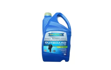 Масло моторное полусинтетическое RAVENOL Qutboard 4T SAE 10W30 (5л) / 4014835729056
