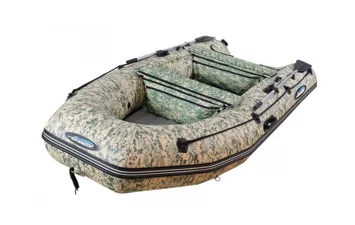 Лодка моторная ПВХ Gladiator E 420PRO КМФ (цифровой камуфляж )