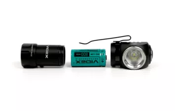 Фонарь VIDEX карманный VLF-A055H SST20, 10W. 3.7V 0.8Ah, 220B, дальность 115м