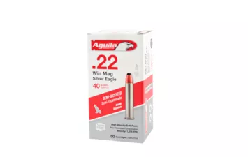 Патрон Aguila Ammunition к.22 WMR HV SP 2,59г (50 шт)
