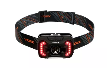 Фонарь VIDEX налобный VLF-H025C CREE XTE 5W+COB 1x1800mAh, 220B, дальность 74м