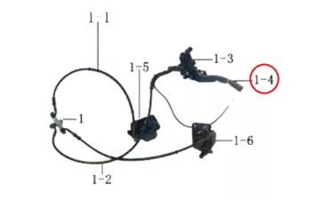 Рычаг переднего тормоза 09017-00001