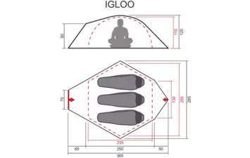 Палатка Maverick быстросборная IGLOO 3