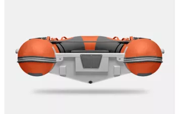 Лодка моторная RIB Gladiator AL 380(СПБ) (оранжево-темносерый )