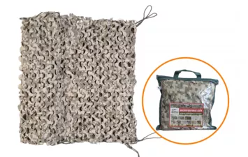 СЕТКА маскировочная НИТЕКС Пейзаж Профи Камыш 3D 2,2х3м охра, св-серый, сумка