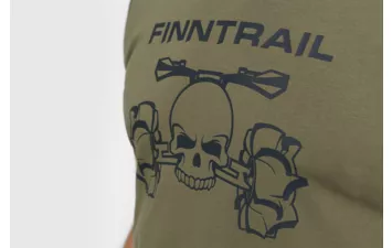 Футболка Finntrail ATV Skull 6707 (Khaki XS)