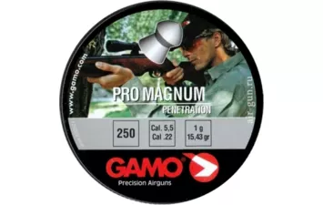Пули GAMO Pro-Magnum к.5,5 мм 1 г (250 шт)