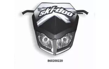 Стекло ветровое SKI-DOO среднее 860200220 XR.XU