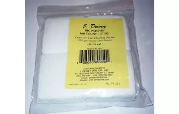 Патчи DEWEY для чистки оружия 30-35 cal (7,62-9мм)