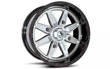 Диск колесный MSA M18 Pilot Black/Silver 12*7 4*156