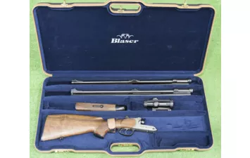 Ружье комбинированное Blaser D99 к.20/76 + 243 Win с доп. блоком стволов к.20/76 + 222 Rem + 308 Win