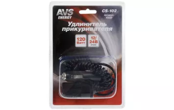 Удлинитель прикуривателя 12/24 CS102
