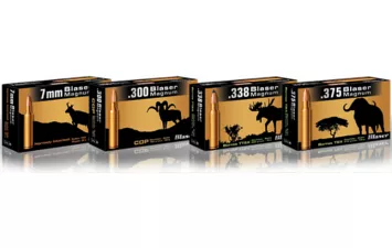Патрон Blaser к.338 Blaser Mag Nosler AccuBond 13 г