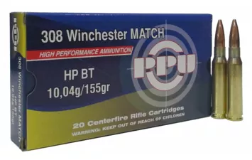 Патрон PPU к.308 Win Match HPBT 10,04 г