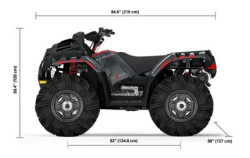 Квадроцикл Sportsman 850 HL 2022 (Stealh Gray, , , )