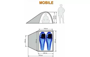 Палатка Maverick быстросборная MOBILE PREMIUM 2