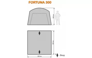 Шатер Maverick FORTUNA 300 быстросборный