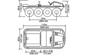 Вездеход амфибия ARGO 8x8 AVENGER STR, 747 куб.см., 30 л.с.