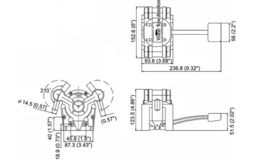 Помпа ножная осушительная (240GPH) 18л/мин