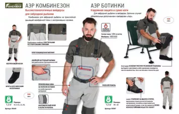 Вейдерсы для рыбалки Аэр