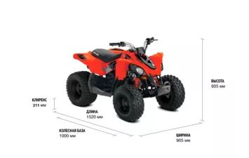 Квадроцикл Can-Am DS STD 90 '2022